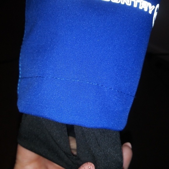 Free Country Blue/Teal Softshell Fleece-lined Hooded Jacket - Picture 8 of 16